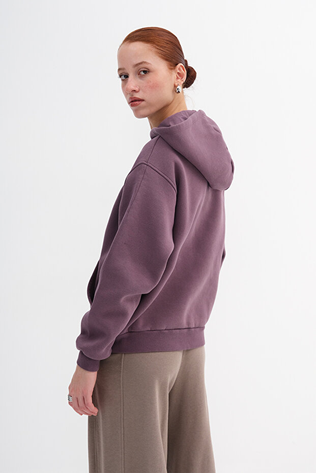 Baskılı Şardonlu Sweatshirt S1864 - 6