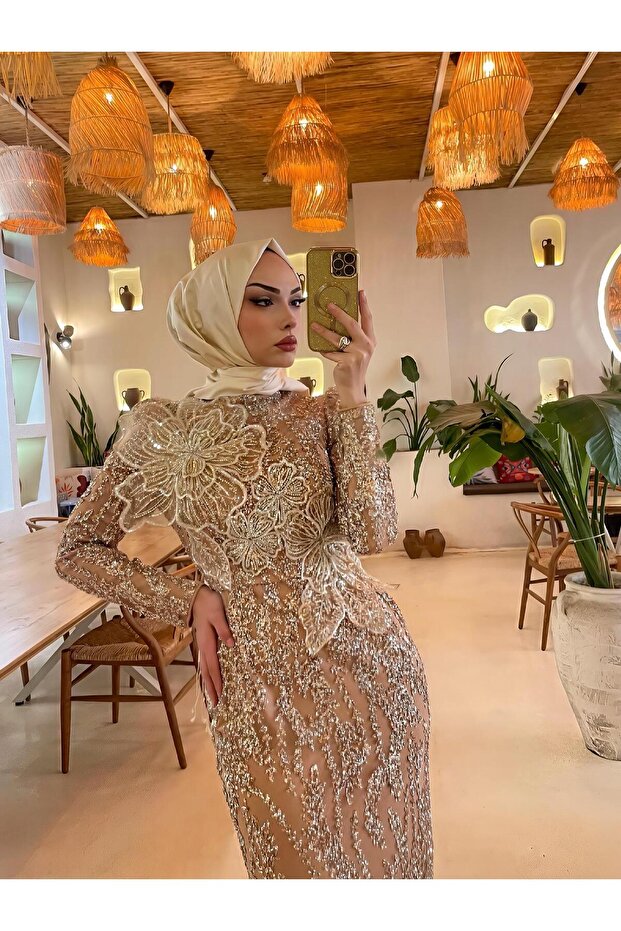 ABİYE 5018 Pudra - 4