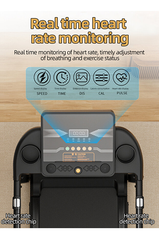 جهاز المشي متعدد الوظائف مع مكبر صوت بلوتوث وجهاز التحكم عن بعد. - 6