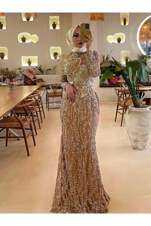 ABİYE 5018 Pudra - 1