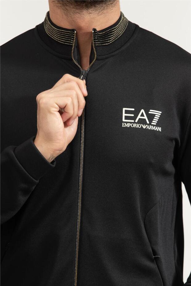 Erkek Fermuarlı Sweatshirt - 4