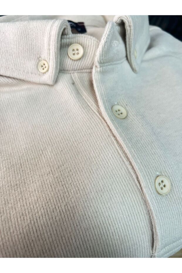 Düğme yakalı selanik Triko - 3