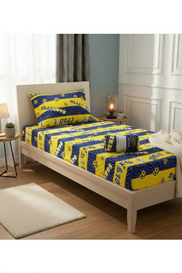 طقم ملاءات فردية بنقشة الفانوس (طقم) - 3