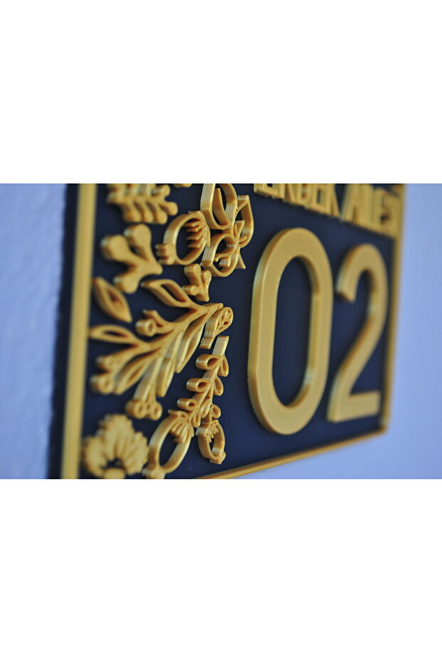 Kapı numarası, dış kapı süsü , kapı süsü , numaralık, modern kapı süsü - 5