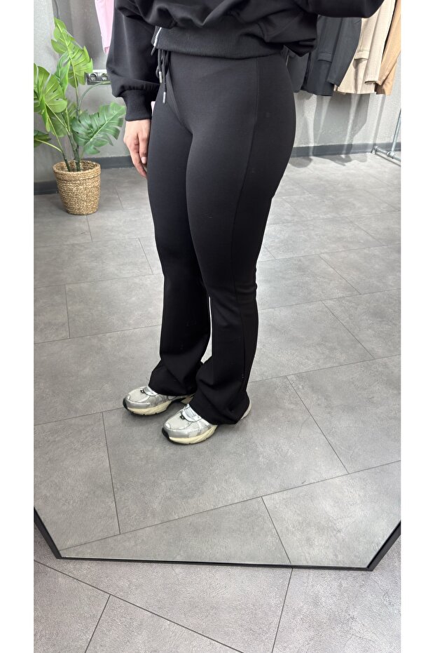 Flared Pants Bomber Jacket Set - 8