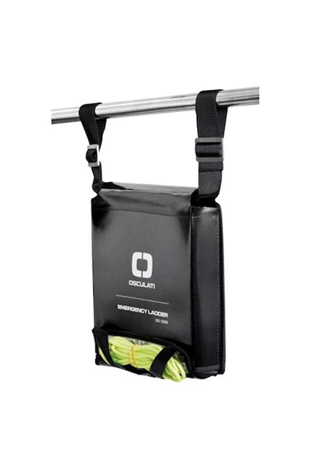 Emergency Ladder - 11 Steps, Black
