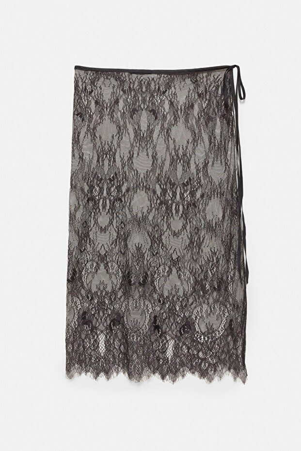 Dantel midi pareo - 5