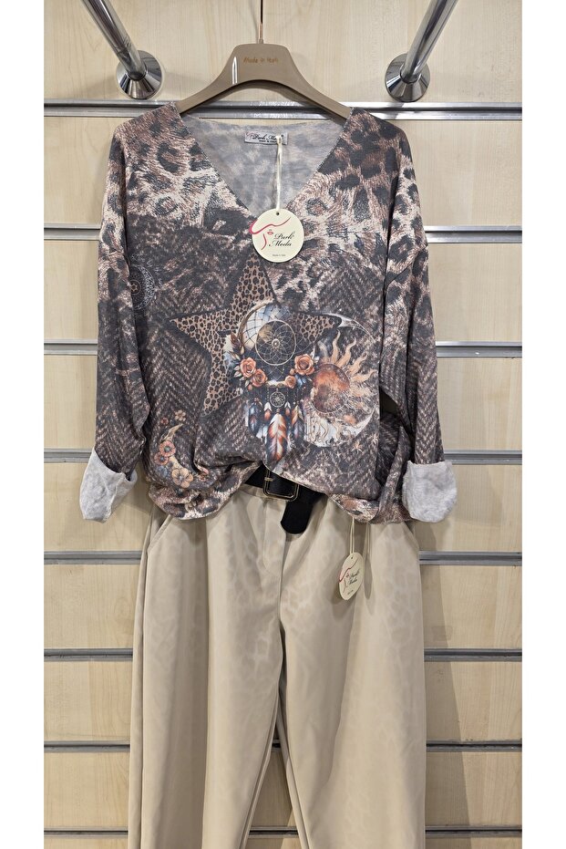 Blouse Mixed Pattern - 1