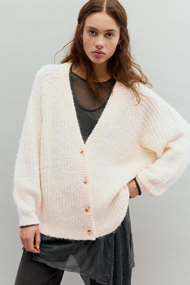 Fitilli örgü hırka - 1