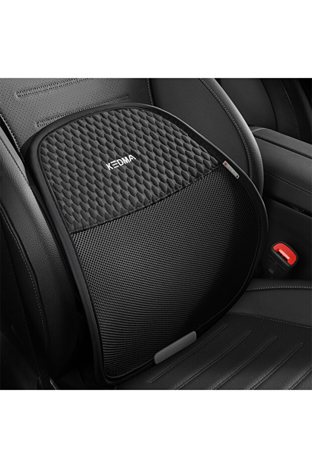 Airmesh Pro Ergonomic Lumbar Support Cushion – Back Support Pillow for Car and Office Black