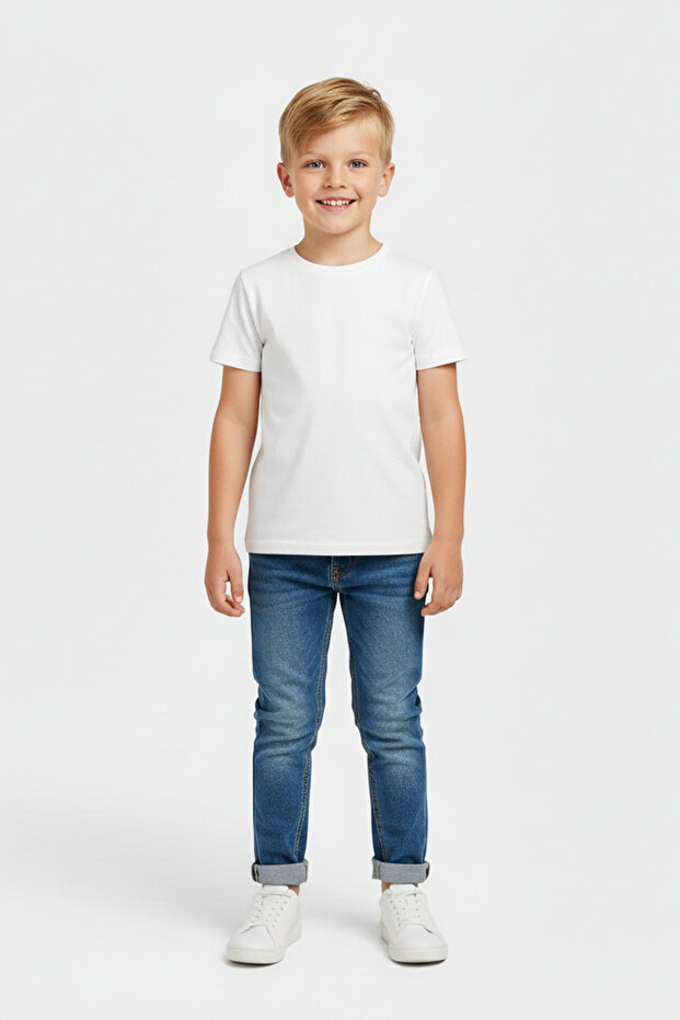 Boy's Short Sleeve Cotton T-Shirt