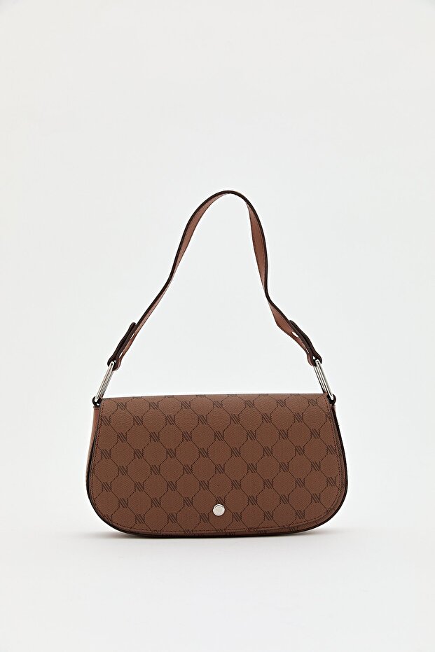 Monogram Covered Shoulder Bag Brown - 2