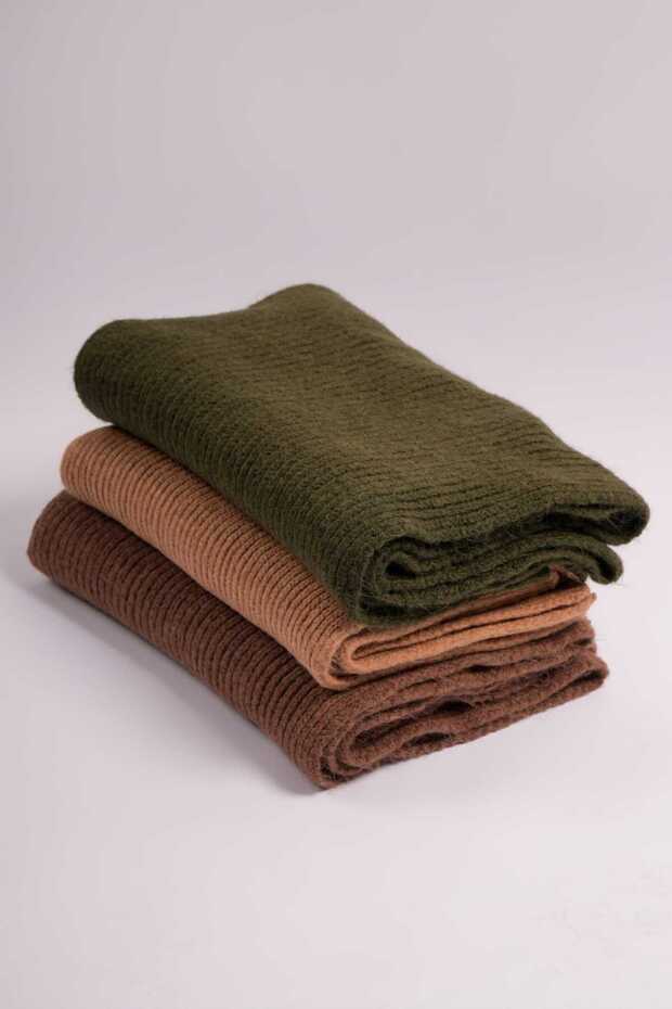 Fitilli Örme Atkı - 4