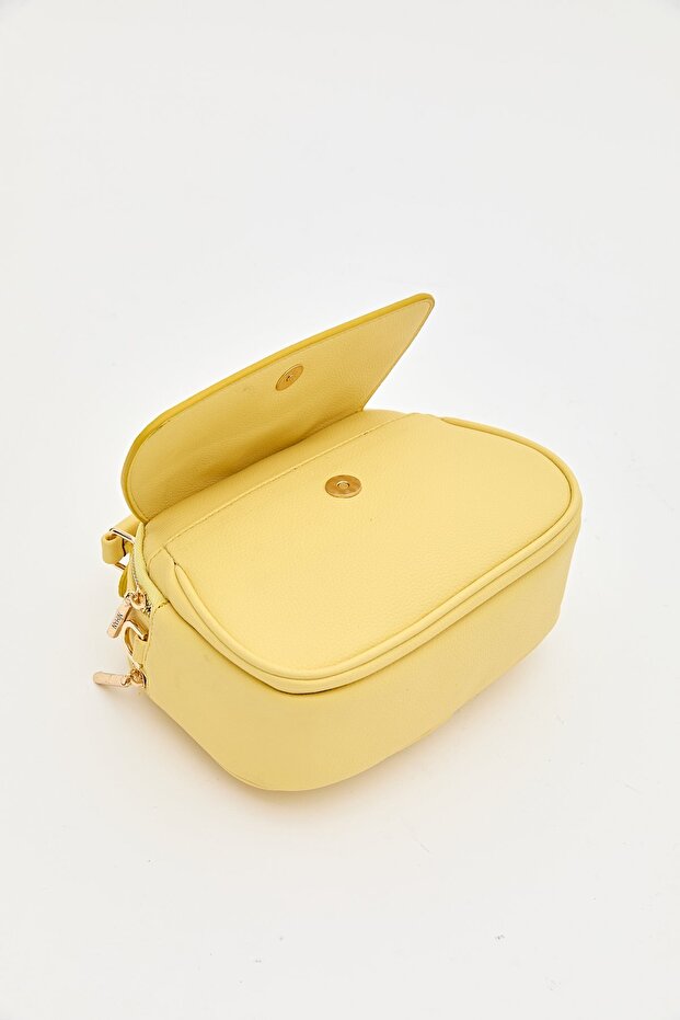 Çapraz Askılı Çanta Sarı - 4