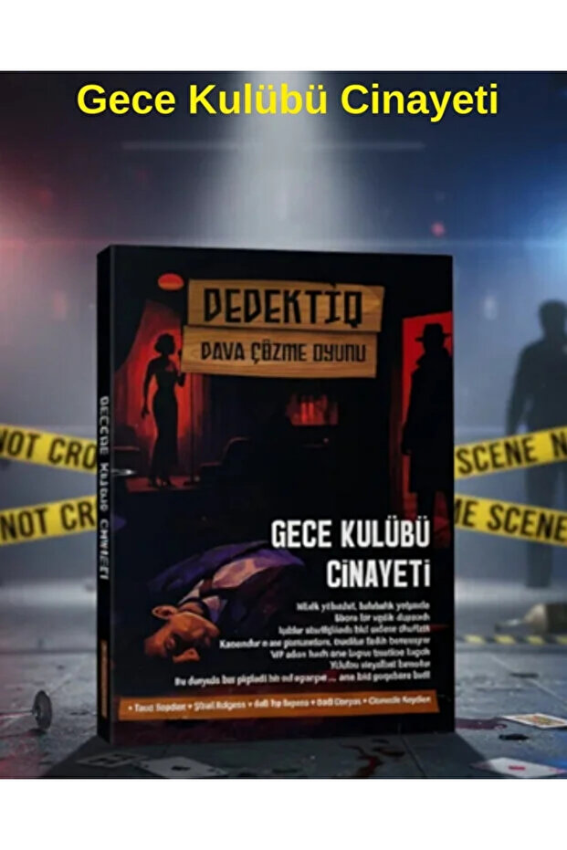 Detective Case Solving Game – Nightclub Murder | Mystery, Investigation and Strategy Board Game