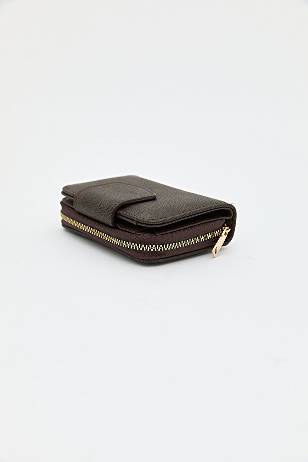 Monogram Cüzdan Kahve - 5