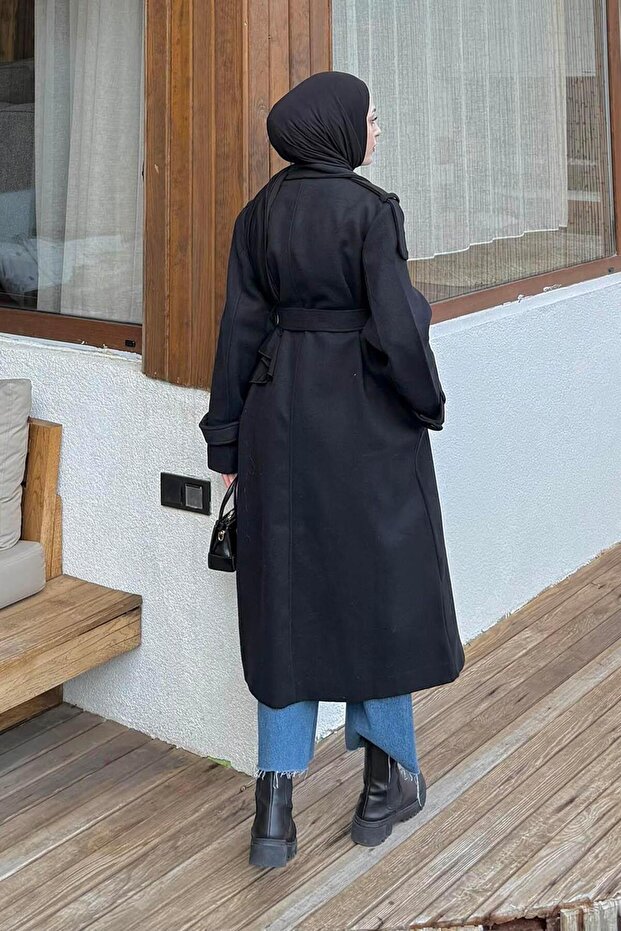 Oversize Kaban Siyah - 4