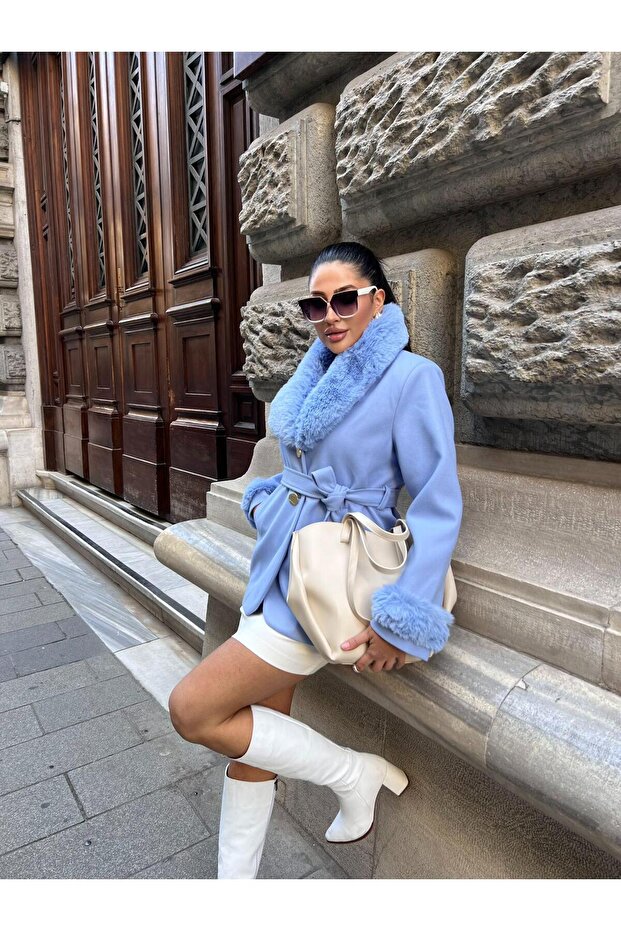 Belted Cashmere Jacket