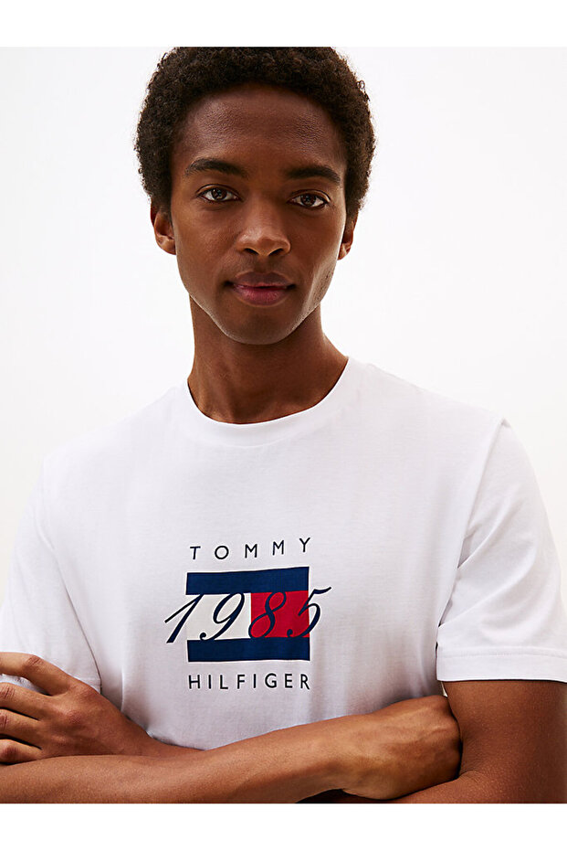 Erkek Linear Flag Graphic T-shirt - 2