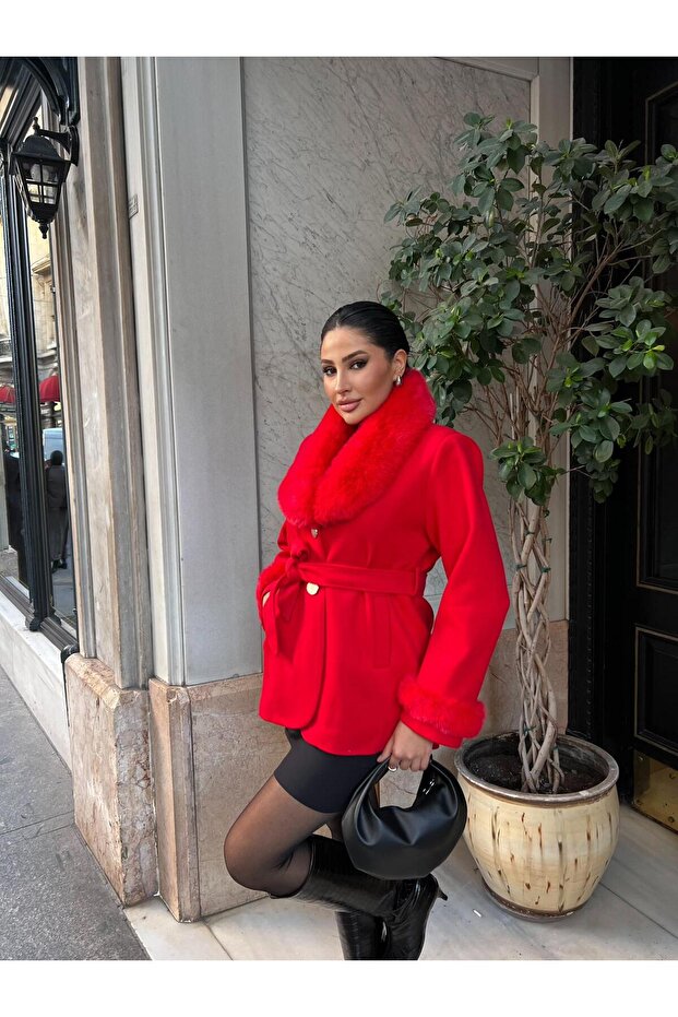 Belted Cashmere Jacket