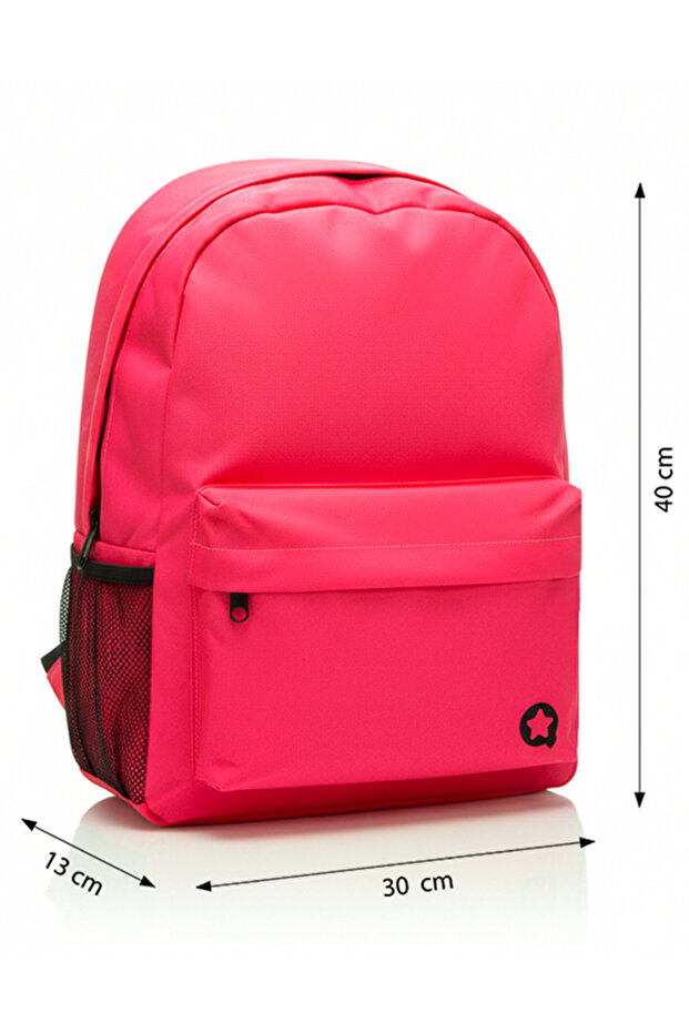 Two-Eye Backpack Neon Pink - 2