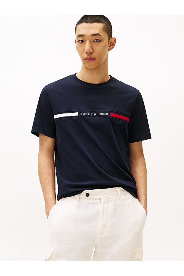 Erkek Hilfiger Chest T-shirt - 1