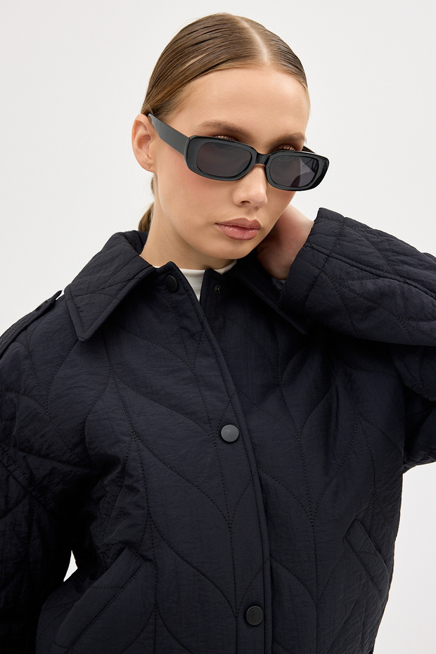 Regular Fit Lined Patterned Fully Padded Coat # 0254 - 8