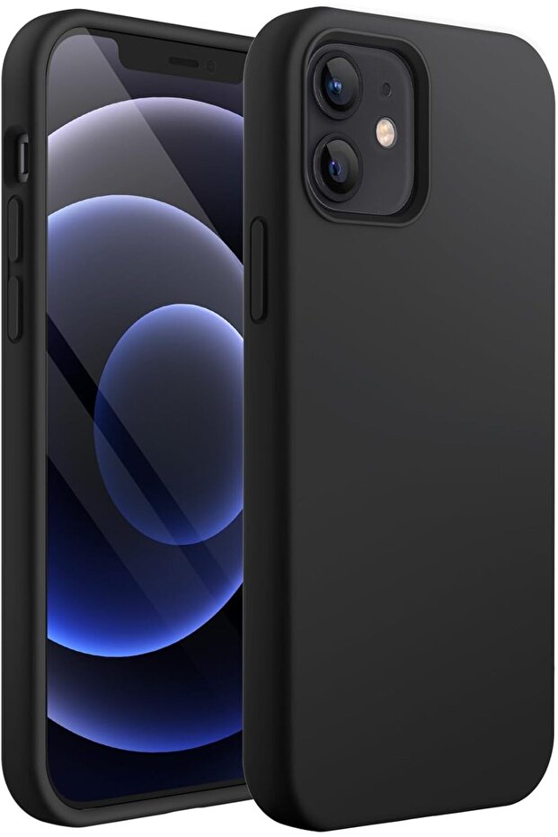 حافظة ZTECH من السيليكون الناعم الملمس لهاتف iPhone 12/12 Pro مقاس 6.1 بوصة، حماية كاملة ضد الصدمات