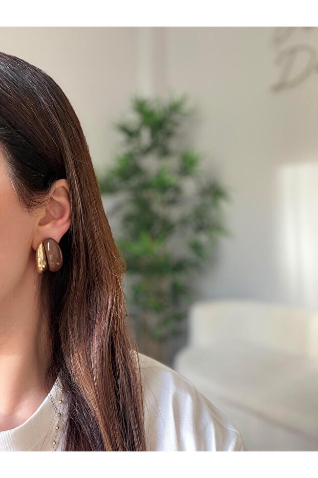 Çelik Fin Küpe - 3