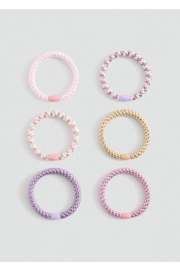 6'lı saç lastiği - 2