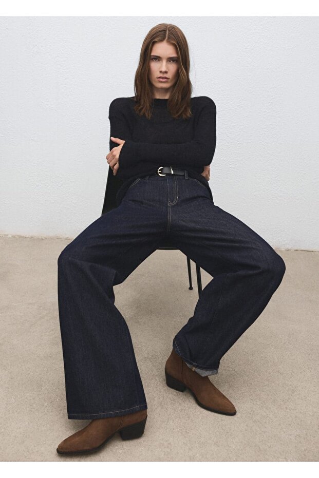 Topuklu süet yarım bot - 2