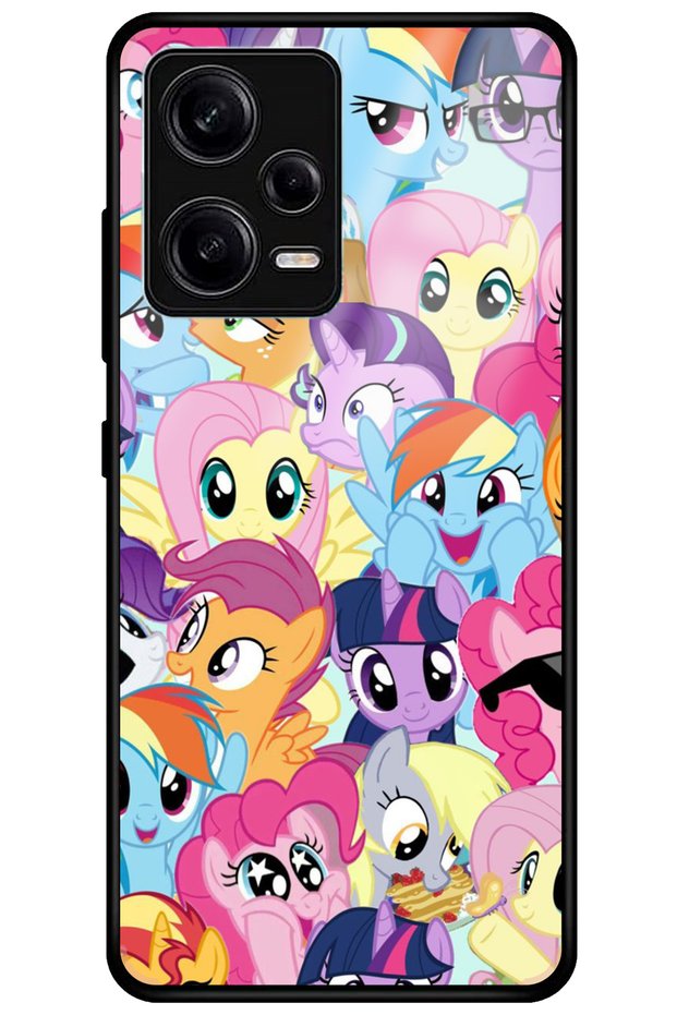 Xiaomi Redmi Note 12 Pro 5g Camera Protected Premium My Little Ponny Pattern Glossy Phone Case