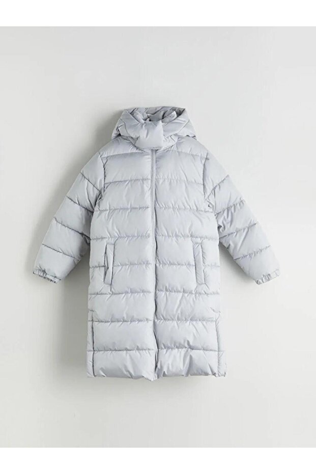Hooded Girls' Puffer Jacket (W5)