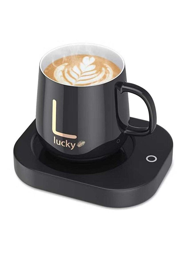 Lucky Smart Coffee Mug Warmer With Automatic Shut Off for Home and Office 16 Watt Beverage Warmer, C
