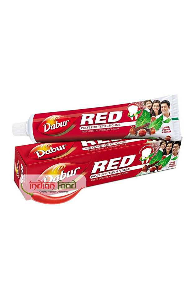 Toothpaste Red Paste (Red Toothpaste Clove + Mint + Toothache Tree) 100g - 1
