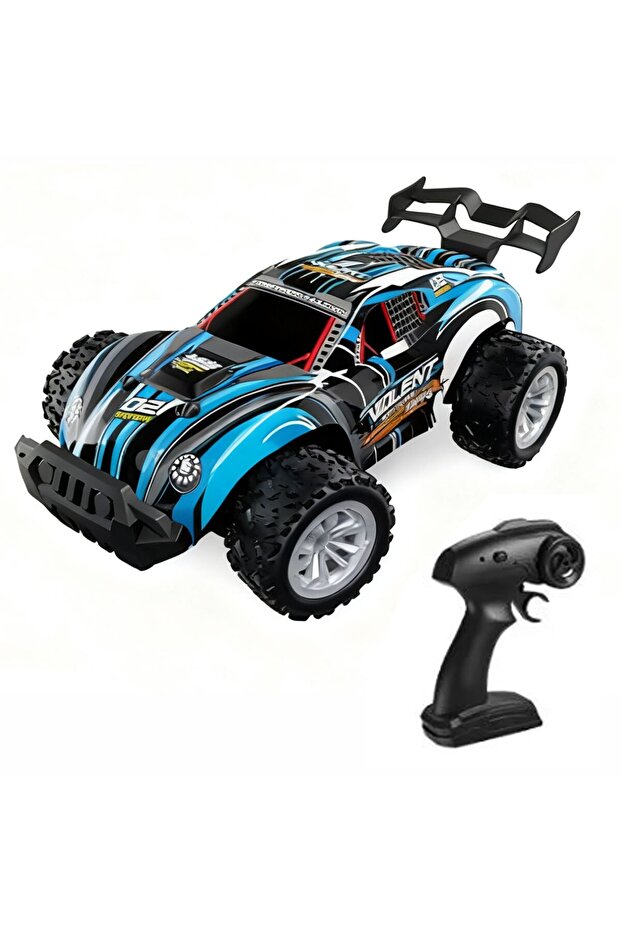 High-Speed 2.4Ghz Rc Off Road Racing Car, 2WD Remote Control Car (Color as per Availability)