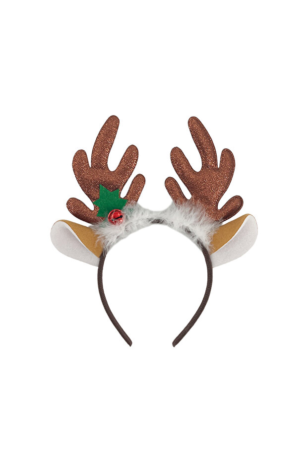 Brown Antlers Headband