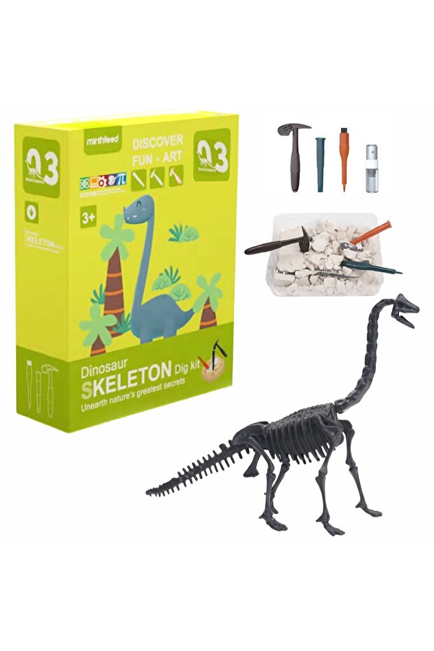 Brachiosaurus Dinosaur Fossil Dig Kit for Kids | STEM Excavation & Discovery Toy