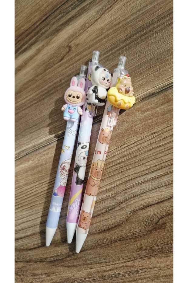 Capybara Crybaby Labubu 3 Pieces 0.7 Tip Pen