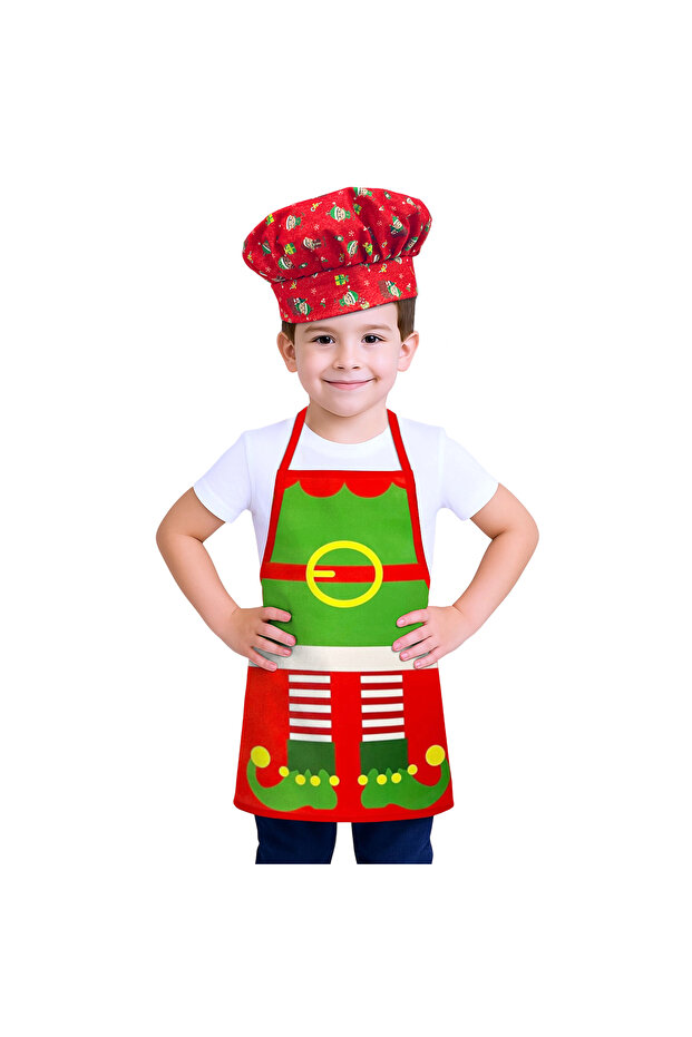 Elf Chef Apron Set Child Size 33x45cm