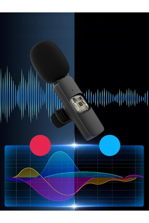 Type-c Ikili Kablosuz Mikrofon - 3