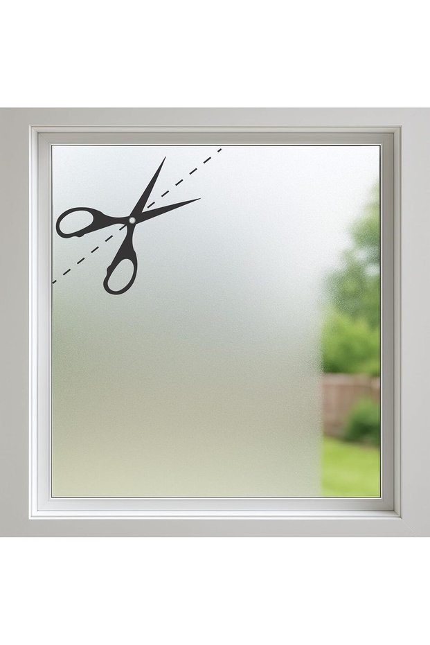 Frosted Privacy Window Film (137.2x137.2 cm) Static Cling Glass Film