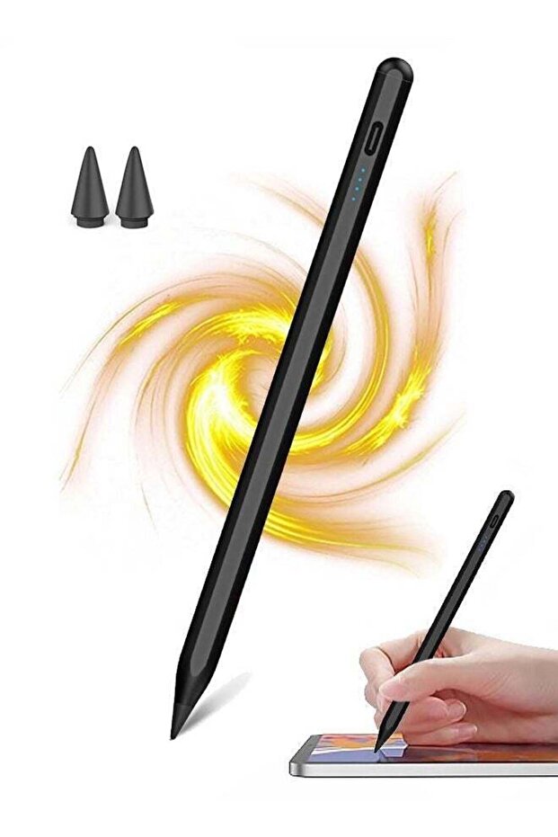 قلم iPad مع حساسية إمالة راحة اليد، شاشة لمس MEKO النشطة، متوافق مع iPad، طرفان للقلم