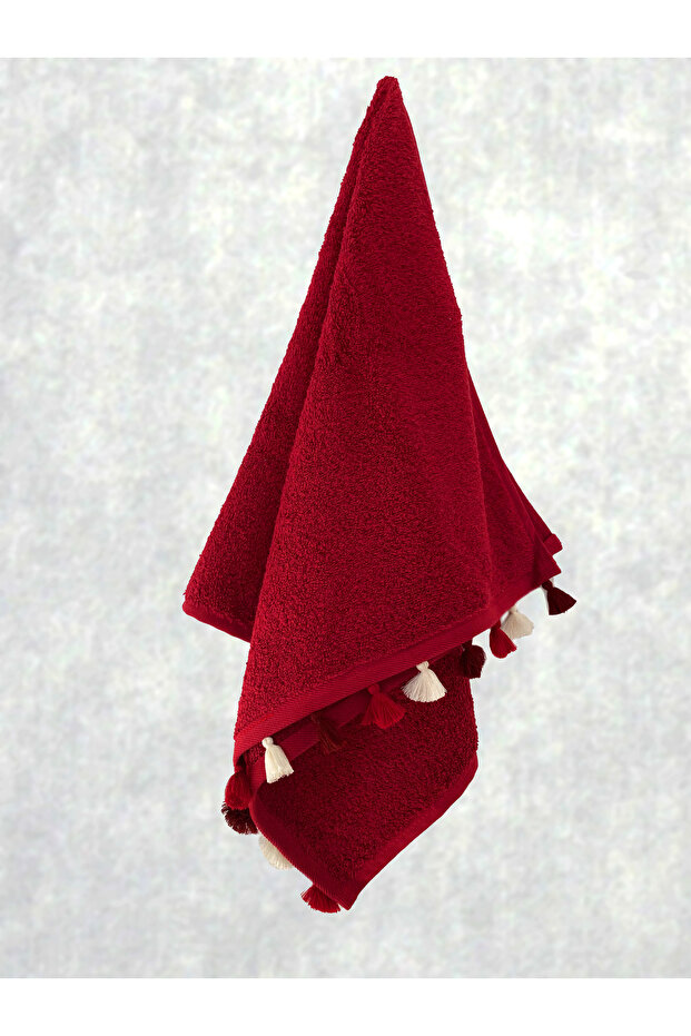 Tasseled Soft Cotton Towel | Highly Absorbent Hand Towel | 50X90 cm