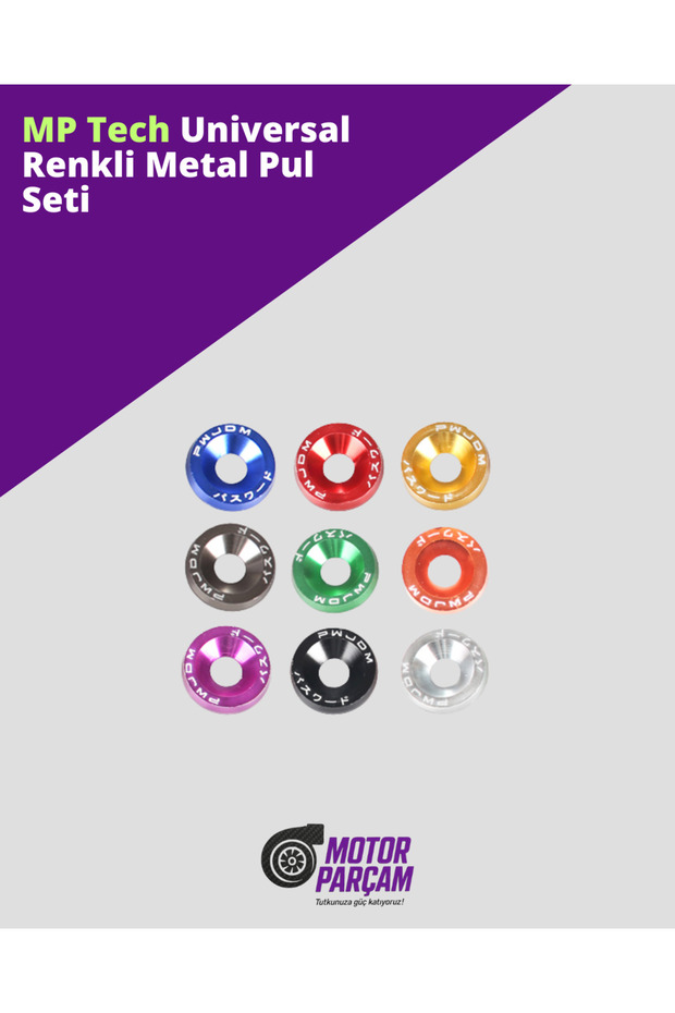 Universal Renkli Metal Pul Seti - 1