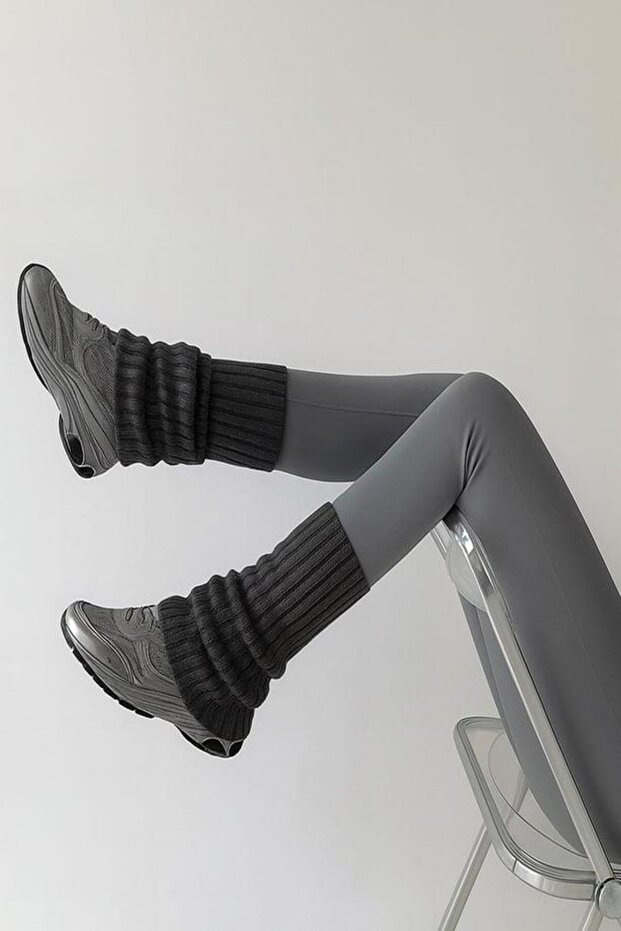 3 Çift Basic Kalın Pamuk Karışımlı Tozluk - 8