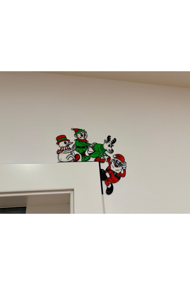 Santa Claus Door Corner Hanging Decor