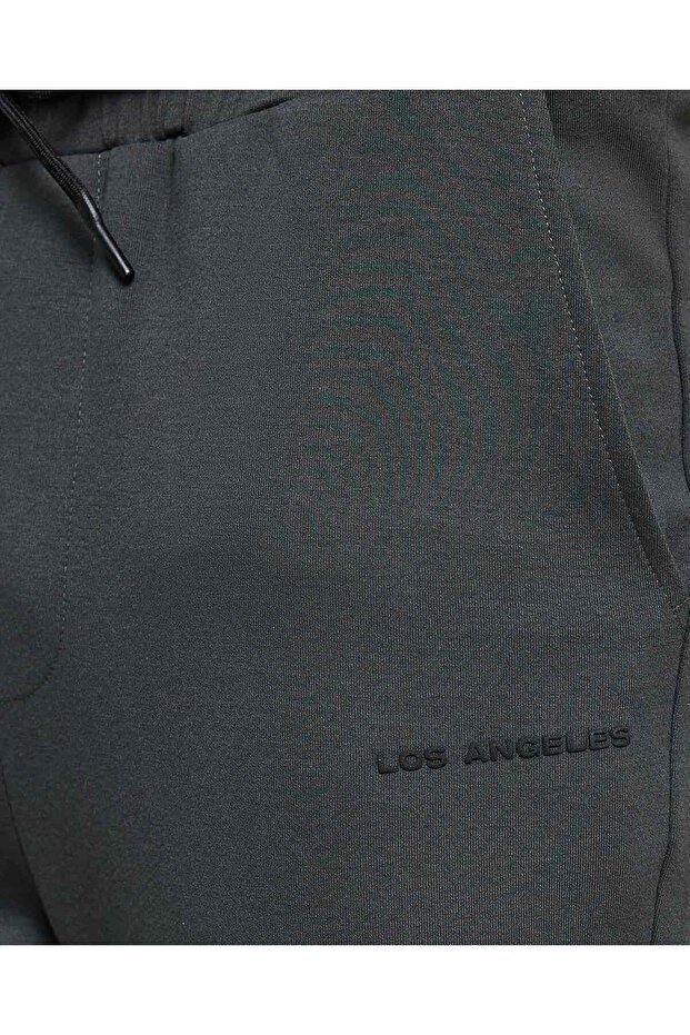 بنطال رياضي سادة مع خصر برباط - 7