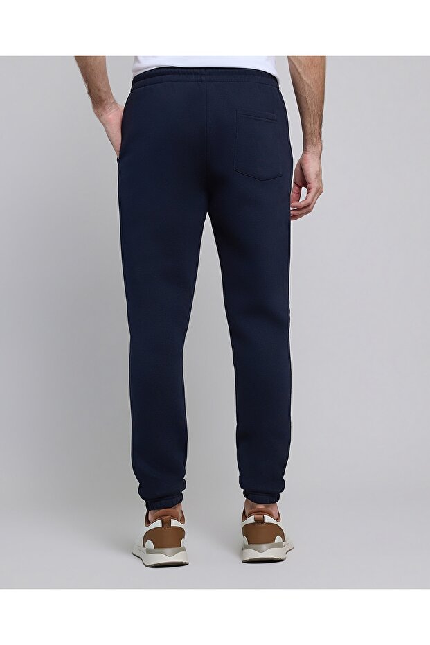 بنطال رياضي سادة مع خصر برباط - 4