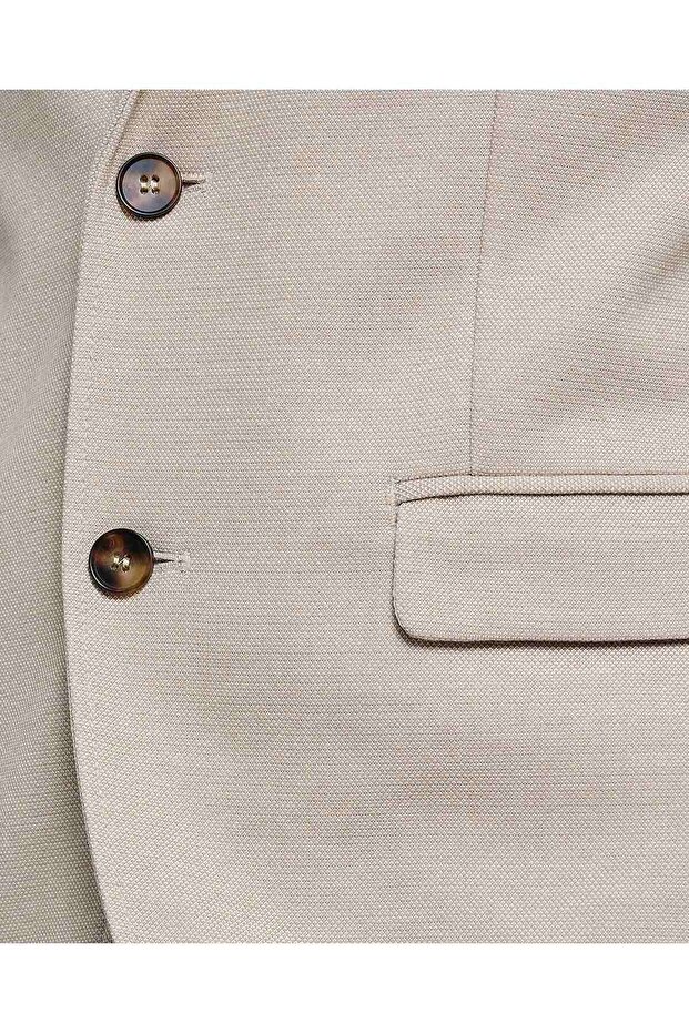 Solid Single Breasted Blazer With Button Closure - 7